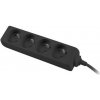 PremiumCord Prodlužovací přívod 230V 2m 4 zásuvky, černý ppa4-02bk PremiumCord Prodlužovací přívod 230V 2m 4 zásuvky, černý ppa4-02bk