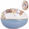 Clayre & Eef Modrá plechová dóza v tvare vajíčka s králikom Easter Egg - 8*13*8 cm - Clayre & Eef Clayre & Eef Modrá plechová dóza v tvare vajíčka s králikom Easter Egg - 8*13*8 cm - Clayre & Eef