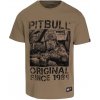 PitBull West Coast tričko pánske Drive 170 dark sand