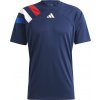 Pánsky dres adidas, FORTORE23 JSY tmavo modrá,Biela,Červená S Pánsky dres adidas, FORTORE23 JSY tmavo modrá,Biela,Červená S