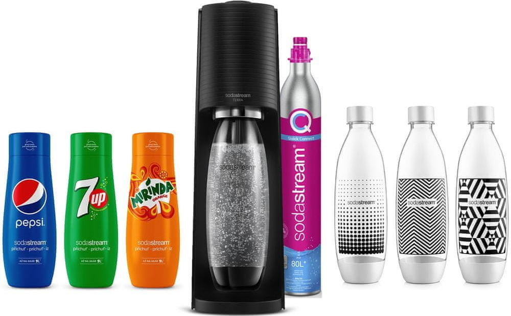 SodaStream TERRA BLACK PARTY PACK