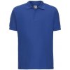 Russell Blue Cotton Polo Shirt modré
