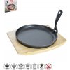 Panvica liatinová 22cm s doskou Panvica liatinová 22cm s doskou