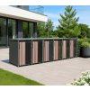 Westmann Status 6 x 240l 397 x 80 x 116 cm antracit