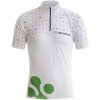 NANO SILVER pánsky cyklodres s krátkym zipsom Sports biela - M NANO SILVER pánsky cyklodres s krátkym zipsom Sports biela - M