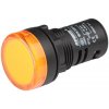 LED kontrolka AD16-22D/S, pre priemer otvoru 22mm Žltá 12 V AC/DC LED kontrolka AD16-22D/S, pre priemer otvoru 22mm Žltá 12 V AC/DC