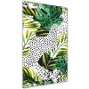 Vertikálny foto obraz sklo tvrdené Tropické listy 50x100 cm Vertikálny foto obraz sklo tvrdené Tropické listy 50x100 cm