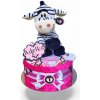 BabyTorta jednoposchodová plienková torta ružova ZEBRA (video) BabyTorta jednoposchodová plienková torta ružova ZEBRA (video)