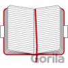 Moleskine Zápisník tvrdé dosky A6 linajkový červený Moleskine Zápisník tvrdé dosky A6 linajkový červený