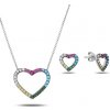 Olivie Sada strieborných šperkov FAREBNÉ SRDCE 2882 Ag 925; ≤3 g. Olivie Sada strieborných šperkov FAREBNÉ SRDCE 2882 Ag 925; ≤3 g.