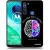 Picasee silikónový prehľadný obal pre Motorola Moto G8 - Brain - White Picasee silikónový prehľadný obal pre Motorola Moto G8 - Brain - White