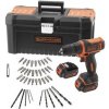 Black&Decker BDCDD121BKA Aku vrtačka 10,8 V Black&Decker BDCDD121BKA Aku vrtačka 10,8 V