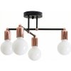 Závesná lampa TOOLIGHT Ružová/Zlatá 4-bodové osvetlenie E27 Závesná lampa TOOLIGHT Ružová/Zlatá 4-bodové osvetlenie E27