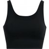Dámske tielko Under Armour Meridian Fitted Crop Tank Black/Black L Dámske tielko Under Armour Meridian Fitted Crop Tank Black/Black L