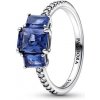 Prsteň PANDORA Modrý obdĺžnik s tromi kameňmi 50 192389C01-50 Prsteň PANDORA Modrý obdĺžnik s tromi kameňmi 50 192389C01-50