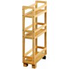 KESPER Regál s kolieskami 15 x 74 x 36 cm, bambus KESPER 24860 KESPER Regál s kolieskami 15 x 74 x 36 cm, bambus KESPER 24860