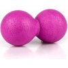 Sportago Masážny TPE dvojmíček 12*6 cm růžová