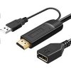 PremiumCord Adaptér HDMI 2.0 na DisplayPort 1.2 rozlišení 4K@60Hz 25cm PremiumCord Adaptér HDMI 2.0 na DisplayPort 1.2 rozlišení 4K@60Hz 25cm
