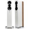 Q Acoustics Concept 500 Gloss White / Light Oak (Stĺpové roproduktory navrhnuté pre najnáročnejších audiofilov, pár)