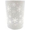 GOBA Vánoční svícen - skleněný, svítící bílé vločky 12,5 cm (9305401D) GOBA Vánoční svícen - skleněný, svítící bílé vločky 12,5 cm (9305401D)