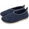 Vlnka detské vlnené filcové uzavreté papuče Mika modrá Vlnka detské vlnené filcové uzavreté papuče Mika modrá