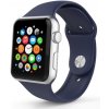 Silikónový Remienok pre Apple Watch 1/2/3/4/5/6/SE/SE 2022 (42/44mm) - Dark Blue Silikónový Remienok pre Apple Watch 1/2/3/4/5/6/SE/SE 2022 (42/44mm) - Dark Blue