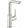 Vysoká umývadlová batéria GROHE Lineare s výpusťou supersteel 23296DC1 Vysoká umývadlová batéria GROHE Lineare s výpusťou supersteel 23296DC1