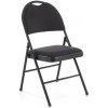 Halmar Skladacia stolička Dover, čierna Halmar Skladacia stolička Dover, čierna