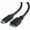 Kábel USB 3.2 Gen 1, Typ C CM/MICRO-B(3.0) 0.5m, Super Speed, čierny Kábel USB 3.2 Gen 1, Typ C CM/MICRO-B(3.0) 0.5m, Super Speed, čierny
