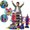 Majorette Garáž Super City a 6 autíčok a vlak Majorette Garáž Super City a 6 autíčok a vlak