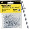 CROWNMAN Hliníkové trhacie nity 3,2x8mm sada 50 kusov CROWNMAN Hliníkové trhacie nity 3,2x8mm sada 50 kusov