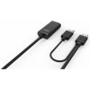 Aktívny predlžovací kábel USB 2.0 10 m UNITEK čierny Aktívny predlžovací kábel USB 2.0 10 m UNITEK čierny