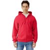 Gildan mikina na zips GSF600 Red