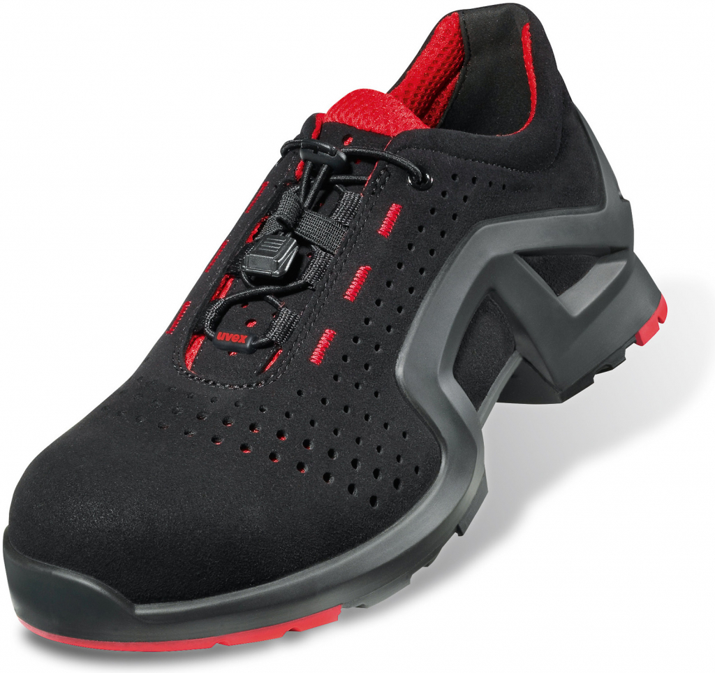 UVEX 8512 S1 SRC obuv Čierna-Červená
