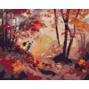 Zuty – Maľovanie podľa čísel – Medvedík čistotný a jesenný les (D. Rusty Rust), 80 × 100 cm, plátno + rám 8596530186632 Zuty – Maľovanie podľa čísel – Medvedík čistotný a jesenný les (D. Rusty Rust), 80 × 100 cm, plátno + rám 8596530186632