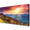 Obraz Canvas Hora les slnko krajina 100x50 cm Obraz Canvas Hora les slnko krajina 100x50 cm