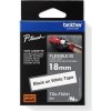 páska BROTHER TZFX241 čierne písmo, biela páska FLEXIBLE ID Tape (18mm) (TZEFX241)