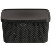 Storage Solutions Úložný kôš Jednoduchý 23 cm čierny Storage Solutions Úložný kôš Jednoduchý 23 cm čierny