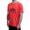 Alpha Industries Basic T-Shirt Radiant Red tričko pánske Farba: červená, Veľkosť: S Alpha Industries Basic T-Shirt Radiant Red tričko pánske Farba: červená, Veľkosť: S