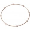 Swarovski Elegantný bronzový náhrdelník s kryštálmi Constella 5609710 Swarovski Elegantný bronzový náhrdelník s kryštálmi Constella 5609710