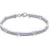 Silvego Strieborný náramok James skladaný ZT230604B