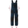 RIMECK Ranger pánske pracovné nohavice s trakmi WX4 námorná modrá