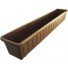 PLASTKON Truhlík Garden 80 cm hnědá PLASTKON Truhlík Garden 80 cm hnědá
