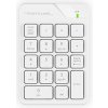 A4tech FSTYLER bezdrátová numerická klávesnice, bílá FGK21C-WH A4tech FSTYLER bezdrátová numerická klávesnice, bílá FGK21C-WH