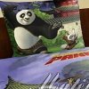 Matějovský Posteľné obliečky Kung Fu Panda zelená Bavlna 70x90 140x200