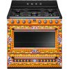 Smeg Victoria TR90DGC9 Divina Cucina plynový sporák s varnou doskou Smeg Victoria TR90DGC9 Divina Cucina plynový sporák s varnou doskou