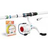 Delphin Detský Set YUPIE Prút 2,4 m 40 g + Navijak 3T + Vlasec 0,22 mm Delphin Detský Set YUPIE Prút 2,4 m 40 g + Navijak 3T + Vlasec 0,22 mm