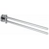 GROHE Držiak na uteráky a osušky 2-ramenný otočný ESSENTIALS, chróm - GROHE 40371001 GROHE Držiak na uteráky a osušky 2-ramenný otočný ESSENTIALS, chróm - GROHE 40371001