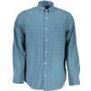 Gant pánska košeľa s dlhým rukávom modrá | zelená