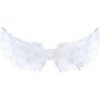 Anjelské krídla biele s trblietkami Anjelské krídla biele s trblietkami